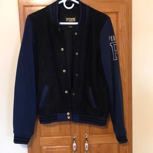 PINK button down jacket